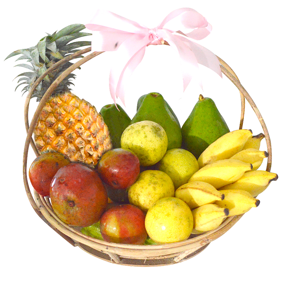 TROPICAL AND DELICIOUS FRUIT BASKET (WITH FREE NESTLE BOOST ORIGINAL VANILLA 480G) - Fruit Baskets - in Sri Lanka